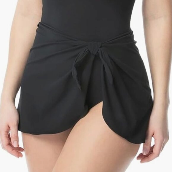 Contours by Coco Reef One Piece Shapewear Swimsuit Black Size 10/34C - 8394 - Picture 3 of 3